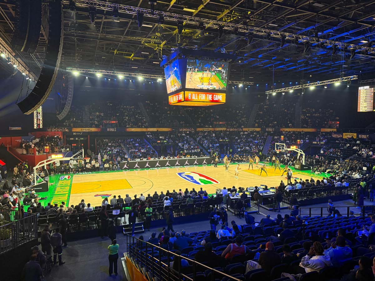 Basketball Africa League arena production