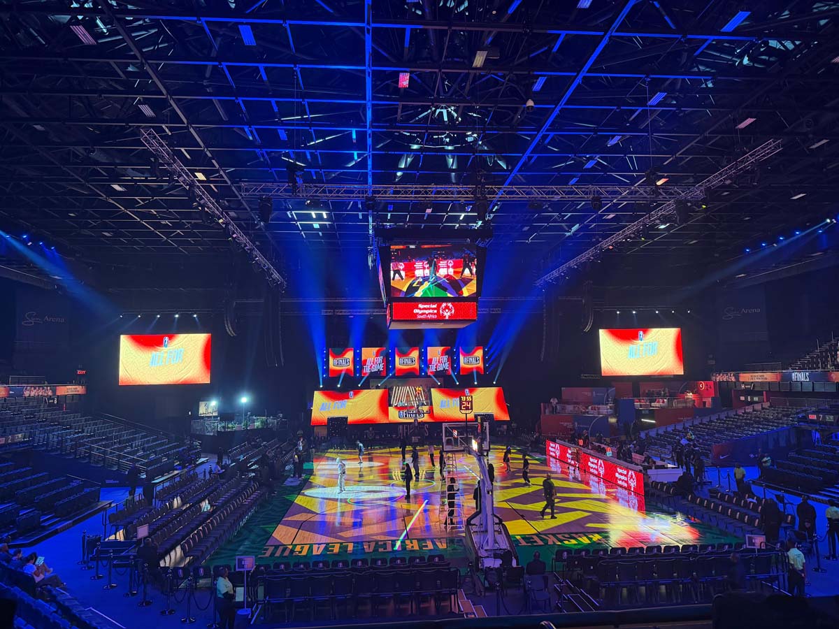 Arena lighting design by Mushroom Productions