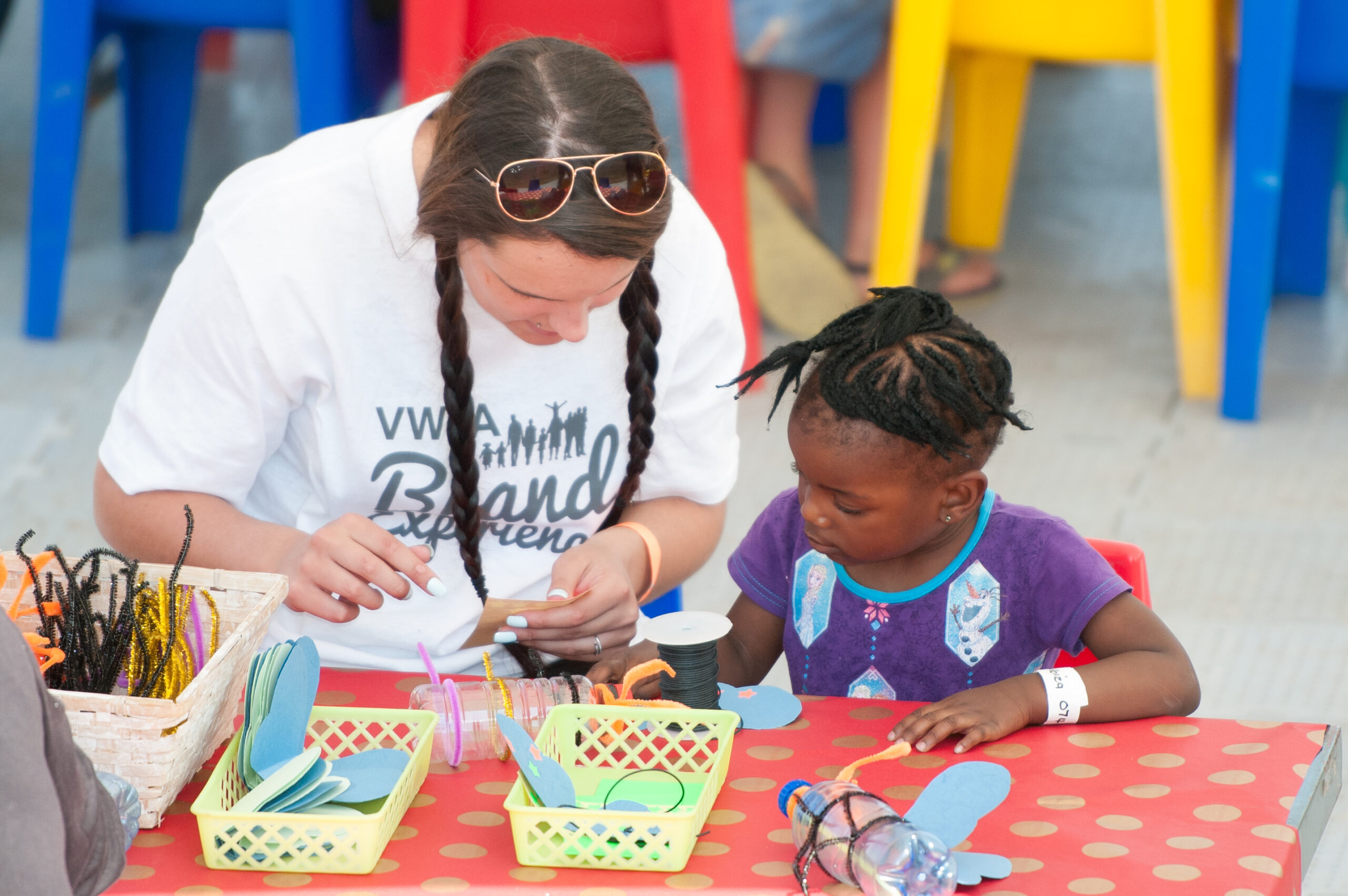 brand experience volunteer craft activity children